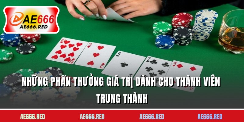 Những phần thưởng giá trị dành cho thành viên trung thành